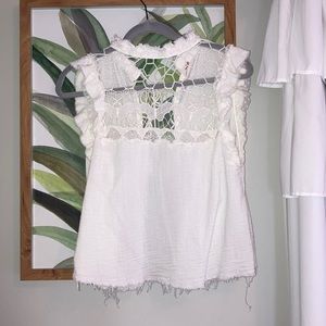Free People crochet top
